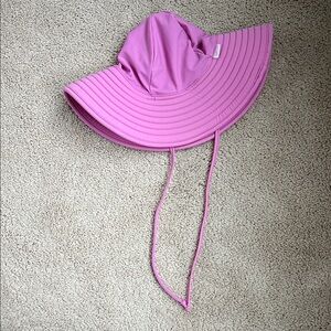 Ruffle Butts Pink Sun/Swim Hat